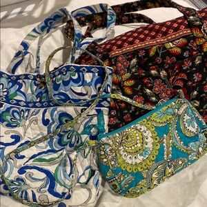Vera Bradley Floral Patterned Women's Bag Set